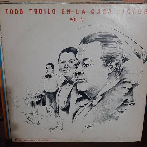 Vinilo Anibal Troilo Todo Troilo En La Casa Victor Vol 5 T2