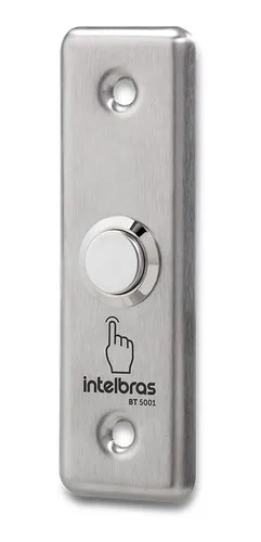 Acionador De Abertura Inox Embutir Bt 5001 - Intelbras