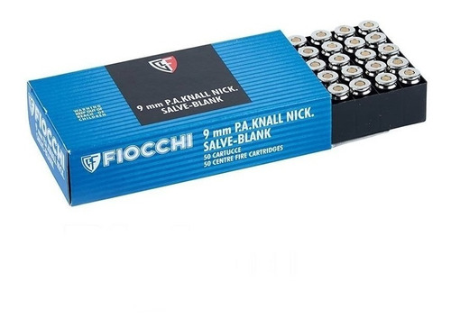 Caja Munición Fogueo Fiocchi 9mm 50 Unidades/caza Rifle Co2