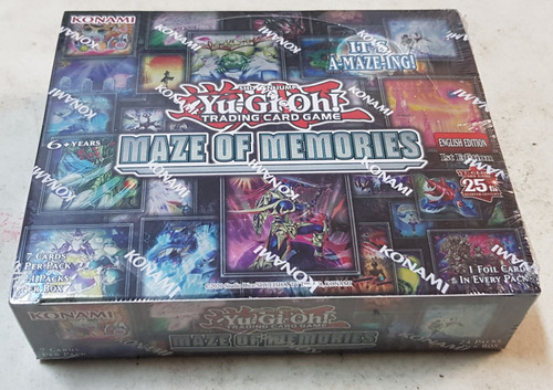 Yugioh! Yu-gi-oh! Maze Of Memories Caja Con 24 Sobres Ingles