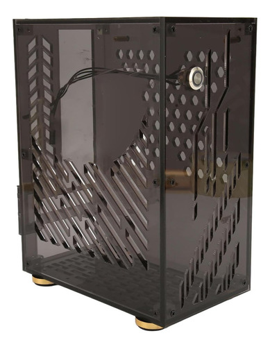 Case De Mini Itx Acrílico Transparente De Gowenic, Capacidad