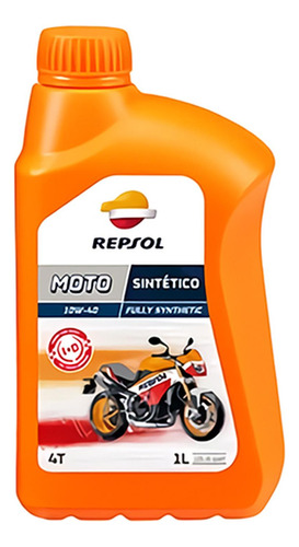 Aceite Repsol Para Moto Motocicleta 4t 1l 10w40 Racing