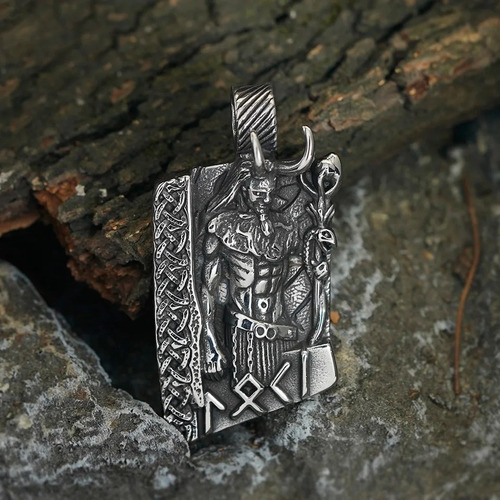 Ghost Store Lm Collar Hombre Dios Loki Thor Nórdico Runas