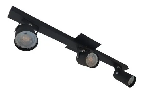 Barral Aplique Listón 3 Spot  + 3 Dicro Led Dimerizable