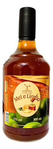 Licor Fino De Mel E Limão Alquimia 900 Ml (vidro)