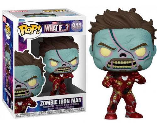 Figura De Acción Iron Man Zombie Pop De Funko Marvel