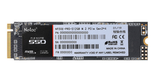 Netac N930e Pro M.2 2280 Ssd 512 Gb Nvme Pcie Gen3*4 3d