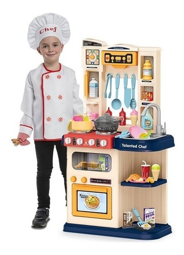 Cocina De Juguete Little Chef Para Niños Luz Sonido Agua