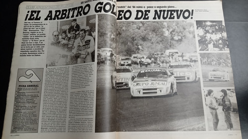 Revista Corsa 1042 Lámina Traverso Año 1986 Senna 25/6 (Usado)