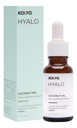 Óleo De Coco Puro Hidratante Para Vulva Hyalo Coconut 20ml