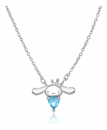 Cinnamoroll Collar Zircon Azul Amigos De Hello Kitty Kawaii