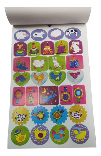 Libro 700 Stickers Animalitos 6 Paginas.. Art And Craft