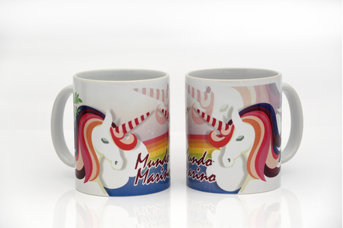 Set De 2 Tazas Mug Unicornio 325 Ml | Mundo Marino