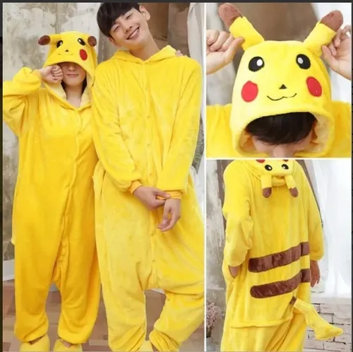 Pijama entero pikachu hot sale