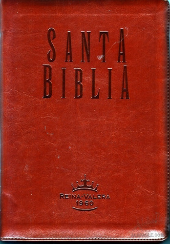 Biblia Rvr60 Flexible Marrón L Grande Cierre