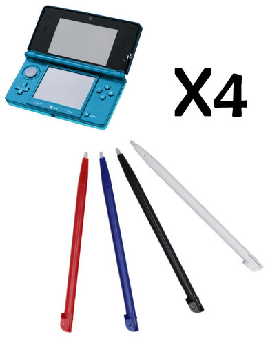 X4 Lápiz Óptico Stylus Nintendo 3ds Old Pequeña Stilus
