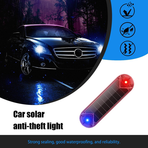 Luz Led Antirrobo Luces Solares Antirrobo Para Coche Alarma