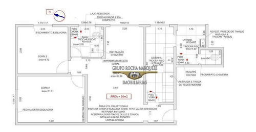 Imagem 23 de 23 de Apartamento Com 2 Dormitórios, 83m² À Venda Por R$ 325.000,00 No Tatuapé - Ap2906