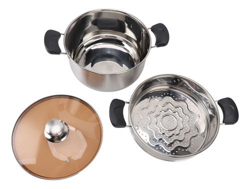 Olla De Vapor De Acero Inoxidable De Doble Capa