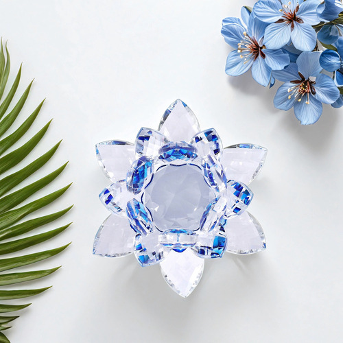 Adornos De Flores De Cristal Para Decoración Interior De Lo