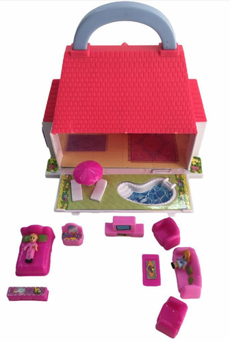 Imagen 3 de 7 de Casa Casita Muñeca Muebles Figuras Toy New Cod 6315 Bigshop