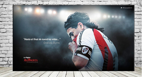 Cuadros River Plate Ariel Ortega 30x57 Ideal Habitacion O1