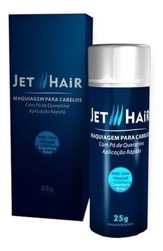 Imagem 1 de 1 de Jet Hair 25g Castanho Claro Melhor Que Fast Hair So Real