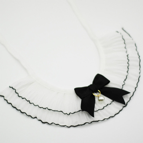 4 Collar De Perro Con Pajarita, Collar De Encaje Para Gatos