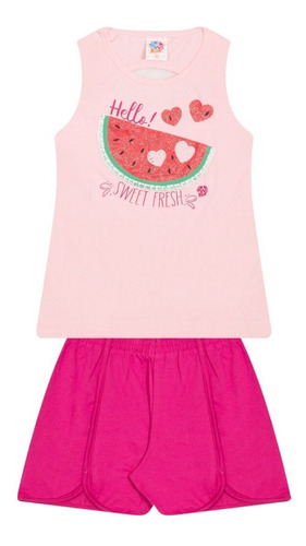 Kit Lote 10 Conjuntos Roupa Infantil Menina Feminino Atacado Barato Verão 1 Ao 8