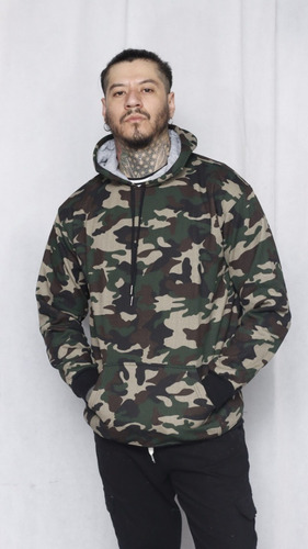Poleron Militar Hombre( 100% Algodon Peruano )