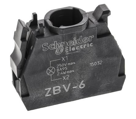 Bloque De Luz Zbv-6 / Luminoso / Zb4-bz / Schneider