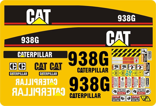 Calcomanías Para Caterpillar 938g Opcion 1