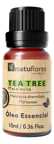 Óleo Essencial Natuflores Tea Tree Melaleuca 10ml 100% Puro