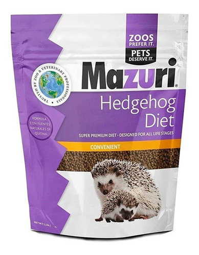 Mazuri Alimento Erizo De Tierra Hedgehog Diet 1,5kg