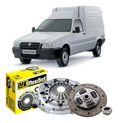 Kit Embreagem Fiorino 1.5 1.6 8v 1991 A 1997 Luk 619300700