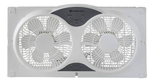 Ventilador De Ventana Doble Con Control Remoto Ccc Comfort Z