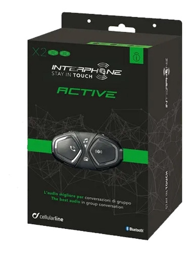 Intercomunicador Capacete Moto Interphone Active Duplo 2020