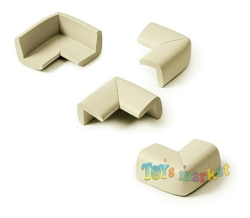 Imagen 3 de 7 de Punteras Soft Goma 3m Esquinero Para Mesa Baby Innovation