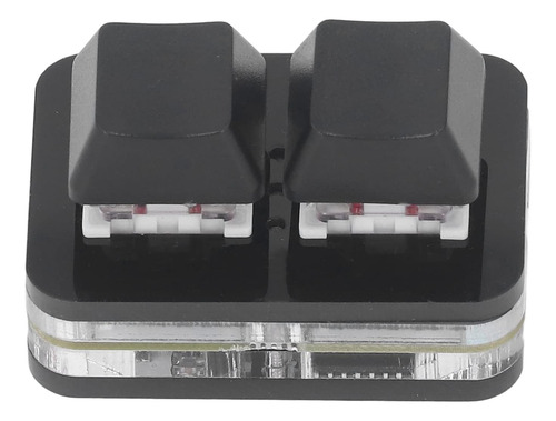 2 Teclas Programación Del Teclado Macro Switch Rojo Interrup
