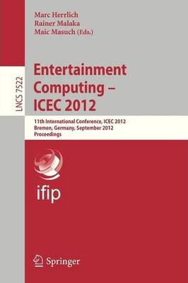 Libro Entertainment Computing - Icec 2012 : 11th Internat...