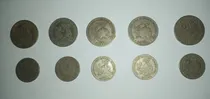 Comprar Lote 10 Moedas. 5 Moedas De 200 Réis E 5 Moedas De 100 Réis