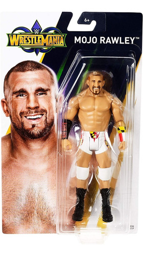 Luchador Mojo Rawley- Wrestrlemania- Wwe - Mattel - Fmt45