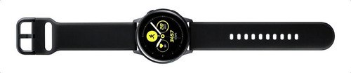 Samsung Galaxy Watch Active (Bluetooth) tela de 1.1" com pulseira de fluoroelastómero - cor preto - Excelente (Recondicionado)