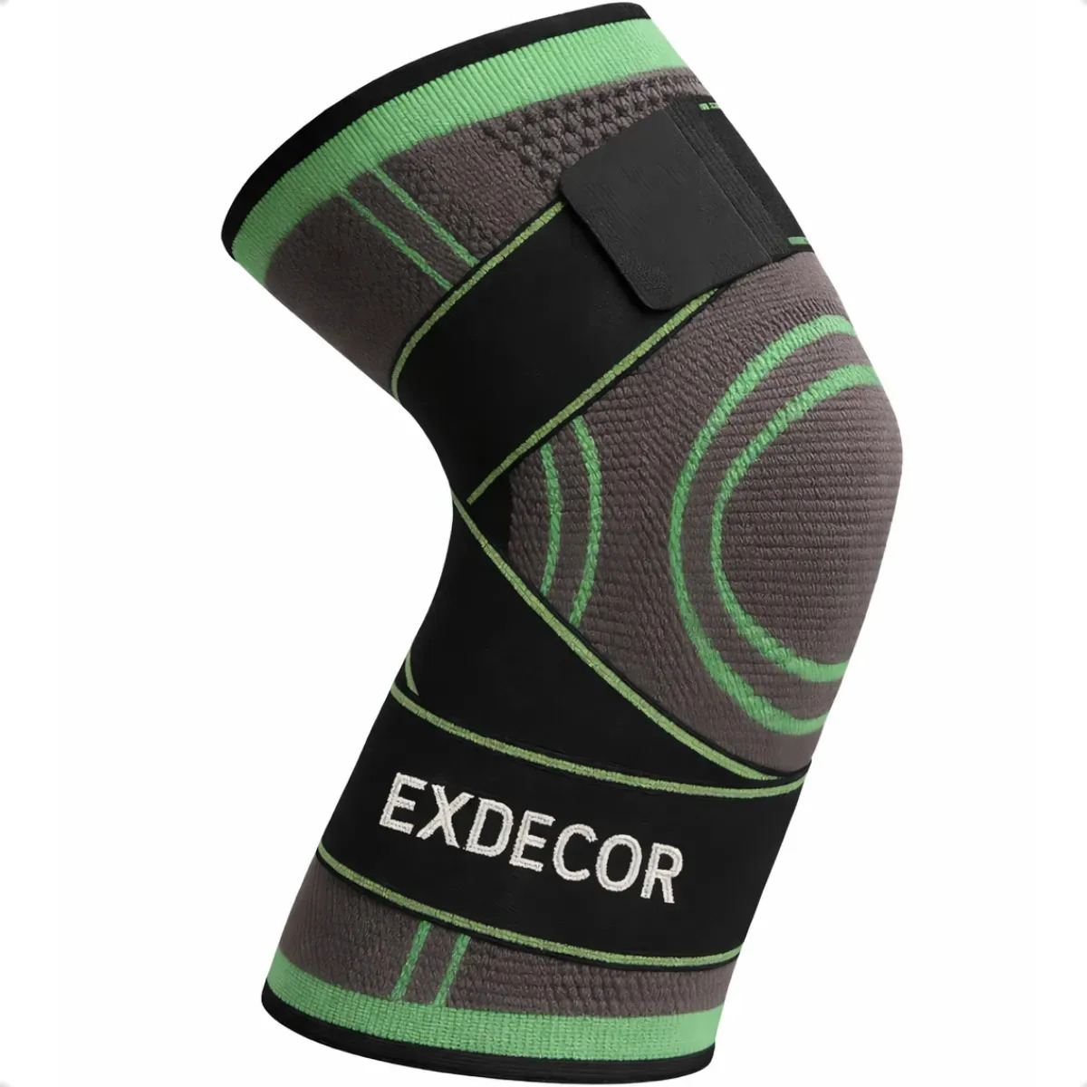 Joelheira Compressão Tensor Alívio Estabiliza Dores Joelho Lesão Ligamento Crossfit Ortopedica Meia Articulada Perna Marca Ex Decor