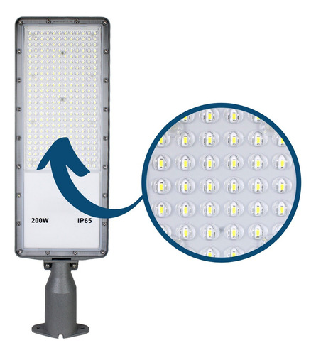 Lampara Suburbana Led 200w C/fotocelda Vialidades Calles