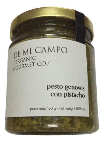 Pesto Genovés Con Pistacho De Mi Campo X 180 Grs