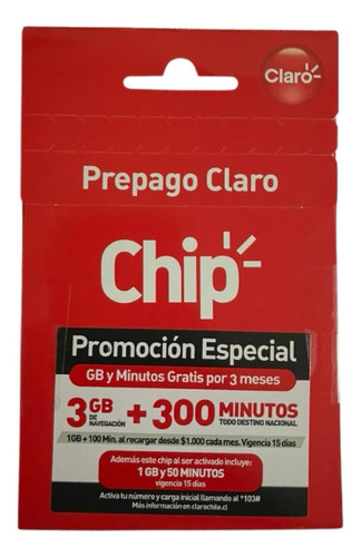 Chip Prepago Claro