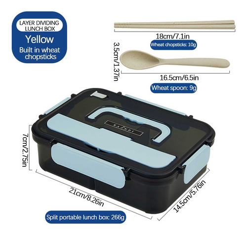 T Storage Box, Caja De Almuerzo Rectangular De Plástico Con