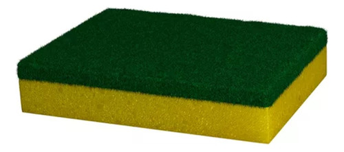 Esponja Multiuso Silver Unitaria - Verde/amarilla