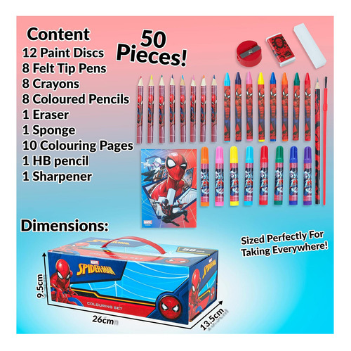 Lápices De Color Marvel Suministros De Arte Kits Kit De Kit
